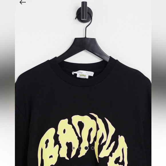 Berhska x Pokemon Long Sleeve T-Shirt with Charizard Graphic Print - Picture 3 of 9